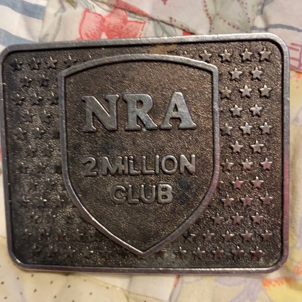 NRA 2 Million Club Belt Buckle.